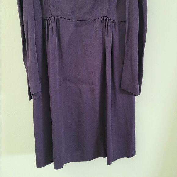 Club Monaco plum dress with cut-out sleeves Size 00 - Picture 4 of 16
